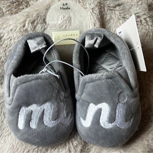 LC Lauren Conrad baby slippers- NWT size 6-9mos